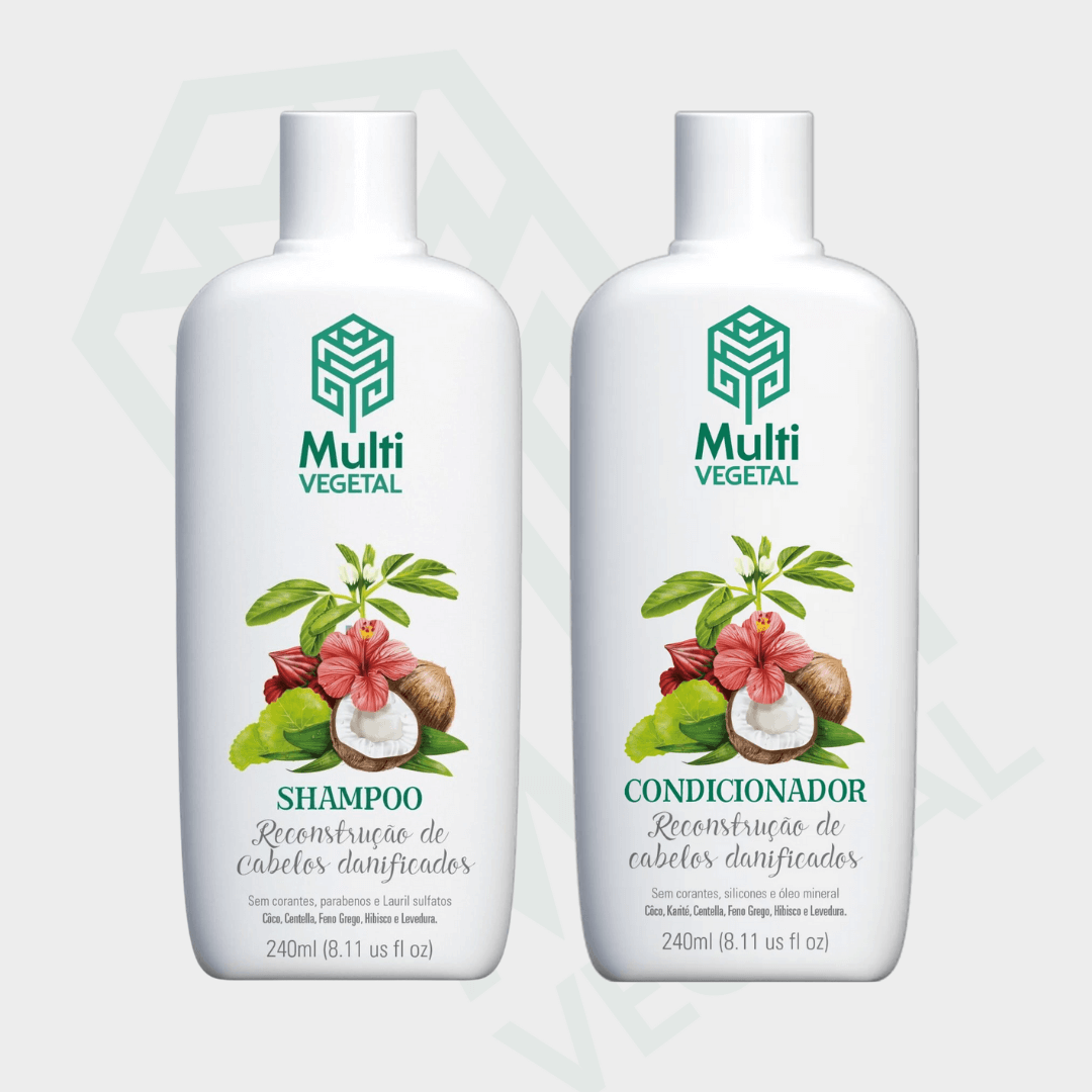 Shampoo Multi Vegetal Natural De Coco Para Cabelos Danificados 240Ml -  PanVel Farmácias